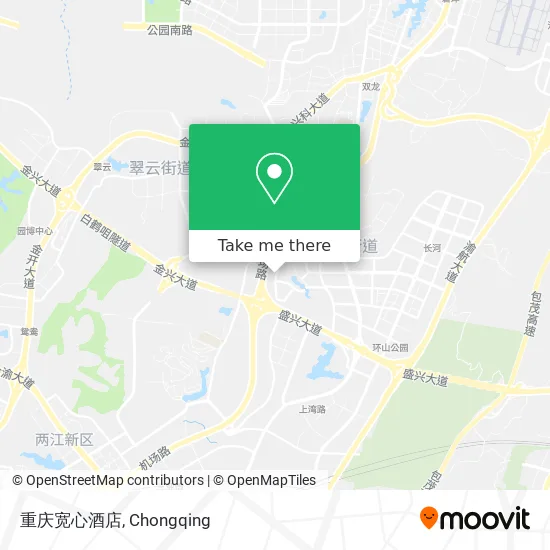 重庆宽心酒店 map