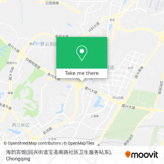 海韵宾馆(回兴街道宝圣南路社区卫生服务站东) map