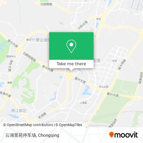 云湖景苑停车场 map