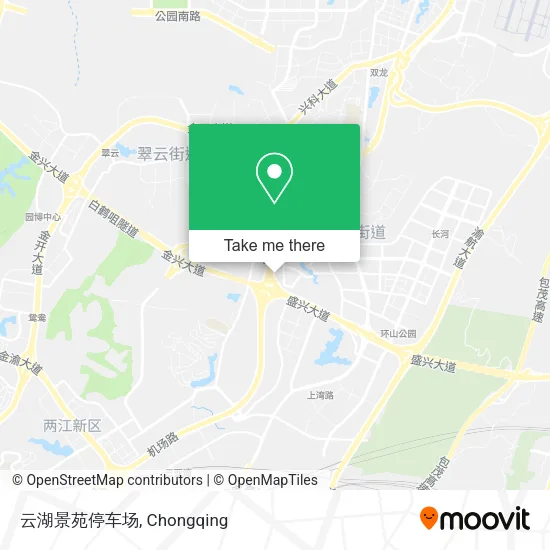 云湖景苑停车场 map