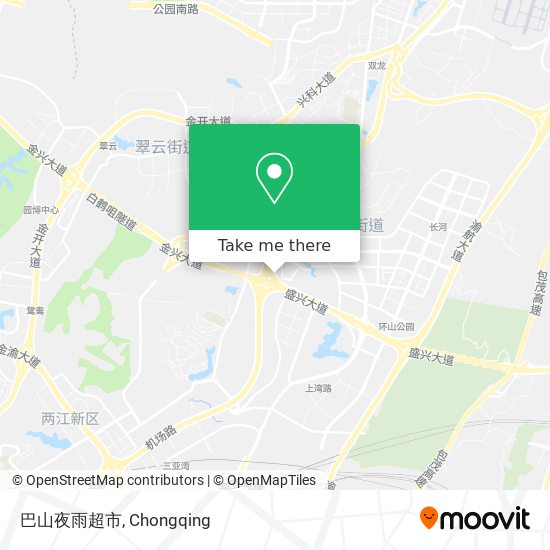 巴山夜雨超市 map