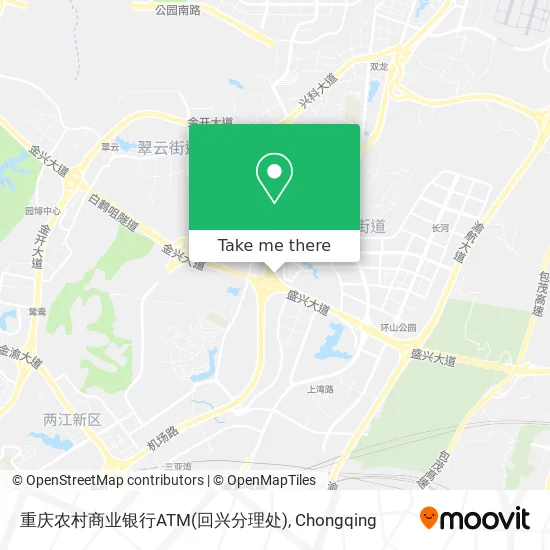 重庆农村商业银行ATM(回兴分理处) map
