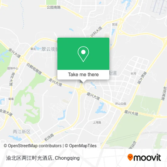 渝北区两江时光酒店 map