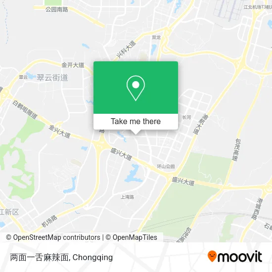 两面一舌麻辣面 map