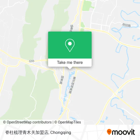脊柱梳理青木关加盟店 map