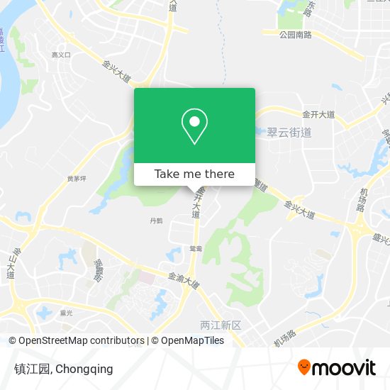 镇江园 map