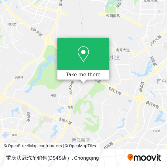 重庆法冠汽车销售 map
