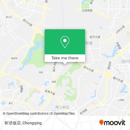 昕语饭店 map