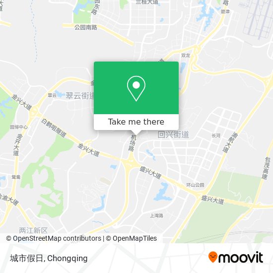 城市假日 map