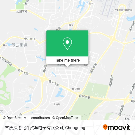 重庆深渝北斗汽车电子有限公司 map
