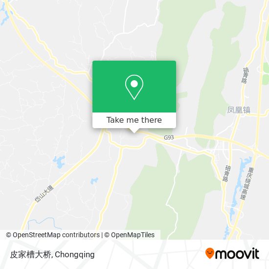 皮家槽大桥 map