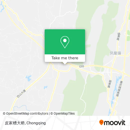 皮家槽大桥 map