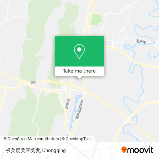 极美度美容美发 map