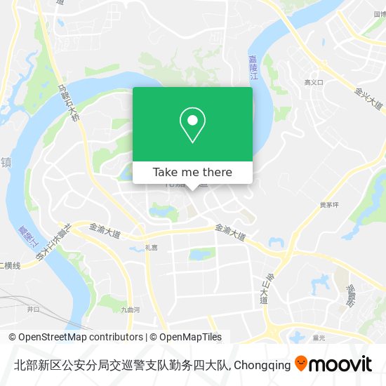 北部新区公安分局交巡警支队勤务四大队 map