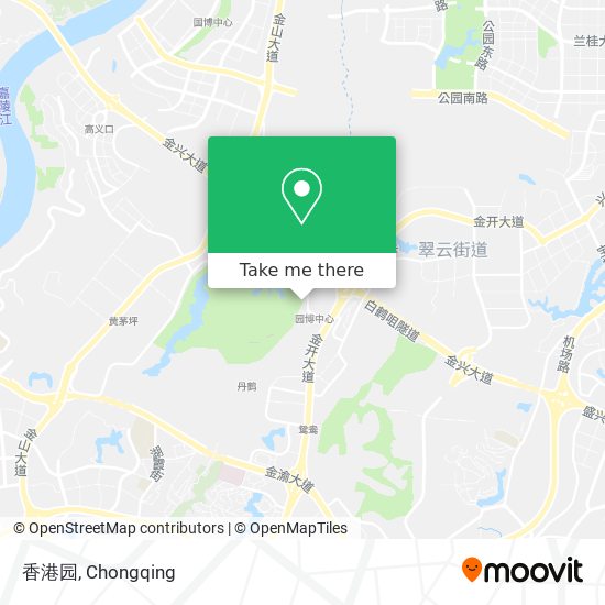 香港园 map