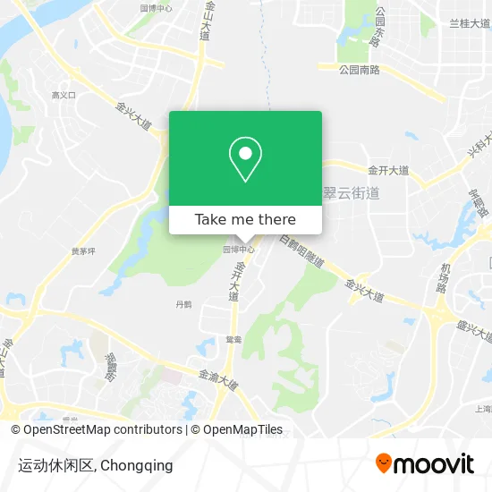运动休闲区 map
