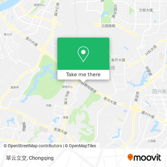 翠云立交 map