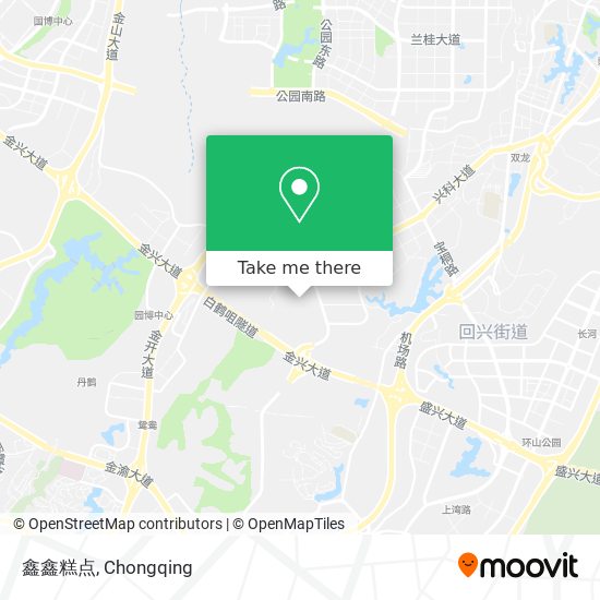 鑫鑫糕点 map