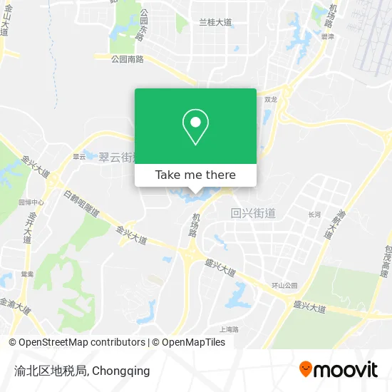 渝北区地税局 map