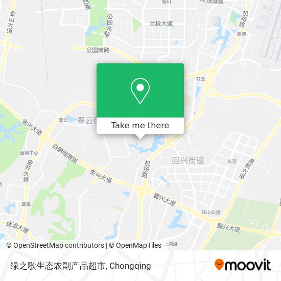 绿之歌生态农副产品超市 map