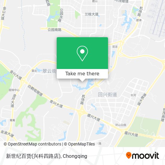 新世纪百货(兴科四路店) map