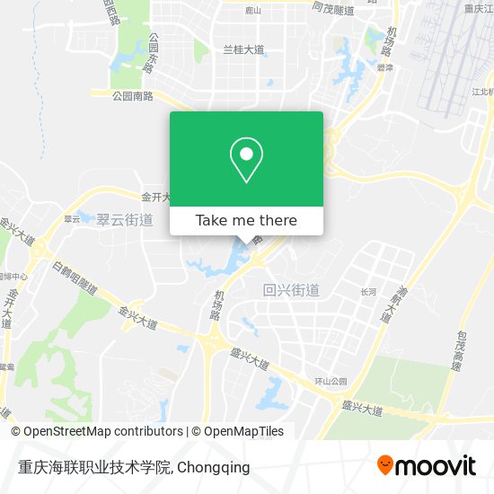 重庆海联职业技术学院 map