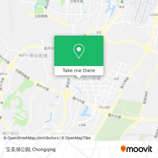 宝圣湖公园 map