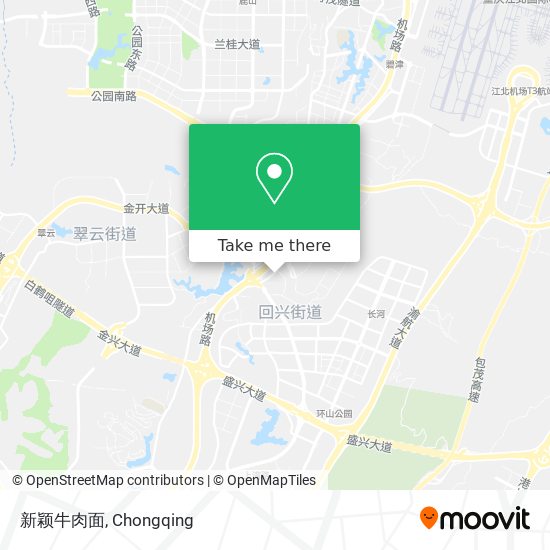 新颖牛肉面 map
