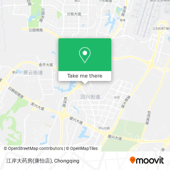 江岸大药房(康怡店) map