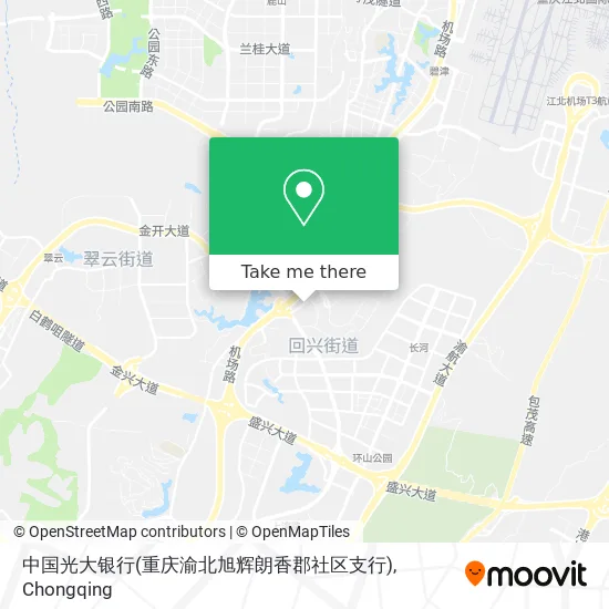 中国光大银行(重庆渝北旭辉朗香郡社区支行) map