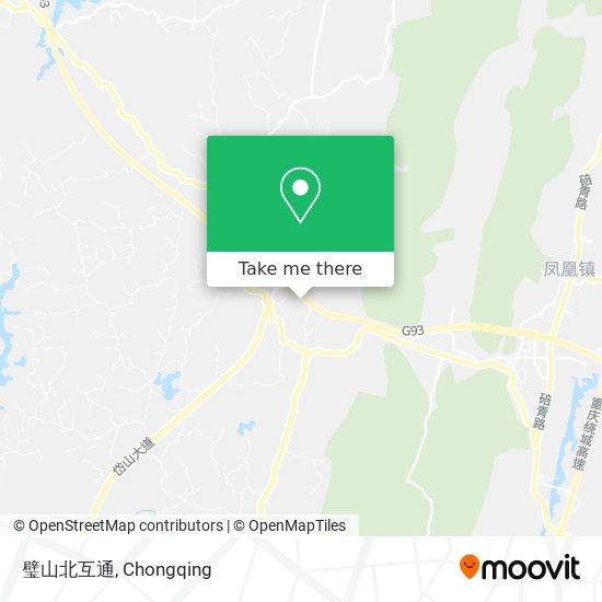 璧山北互通 map