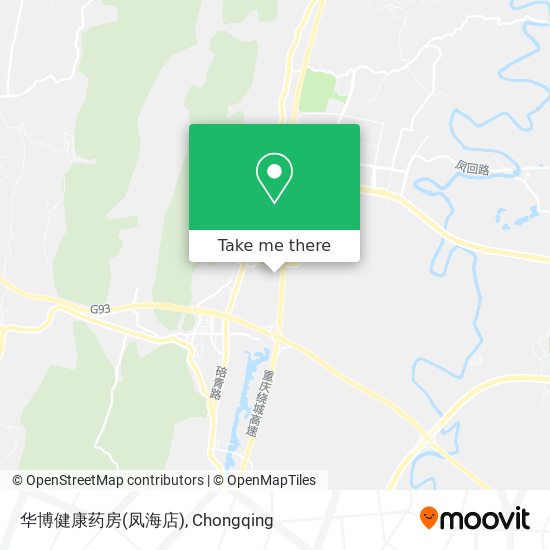 华博健康药房(凤海店) map