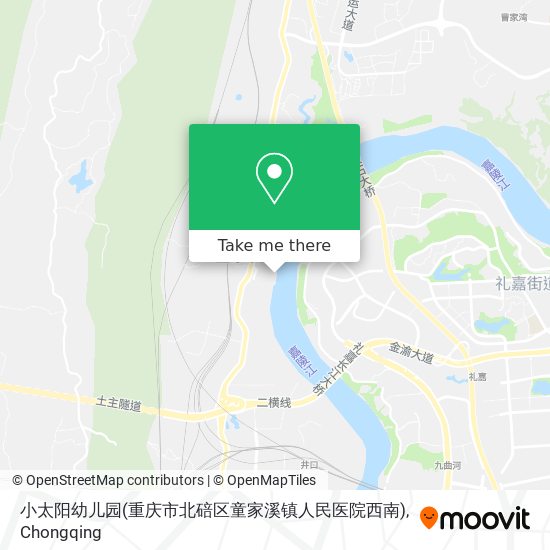 小太阳幼儿园(重庆市北碚区童家溪镇人民医院西南) map