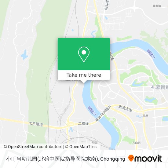小叮当幼儿园(北碚中医院指导医院东南) map