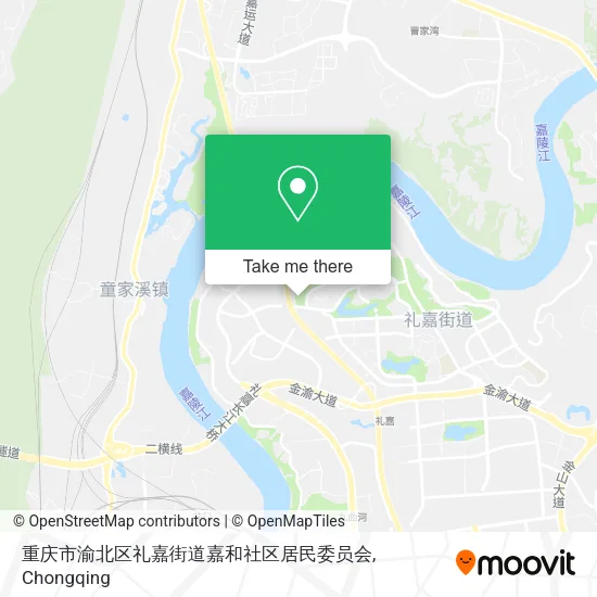 重庆市渝北区礼嘉街道嘉和社区居民委员会 map