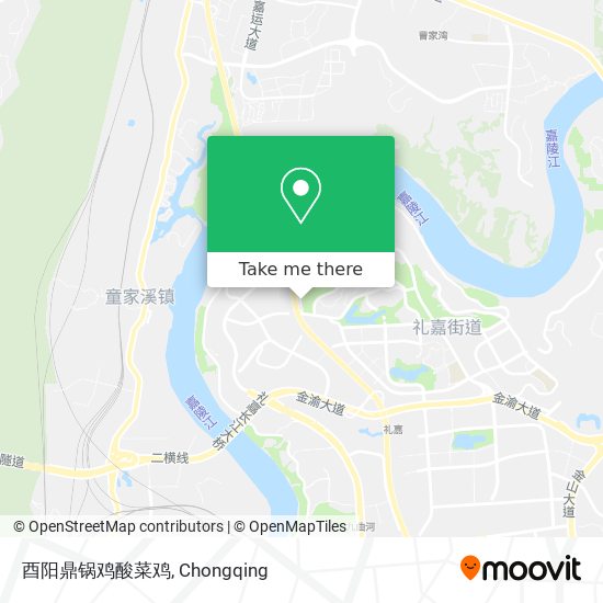酉阳鼎锅鸡酸菜鸡 map