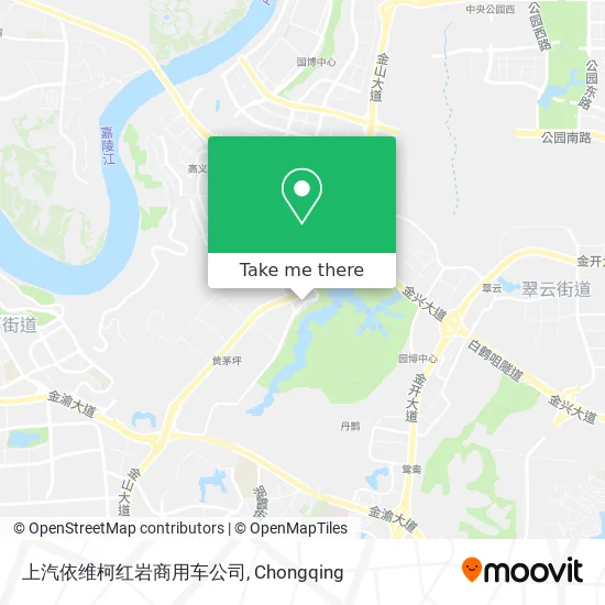上汽依维柯红岩商用车公司 map