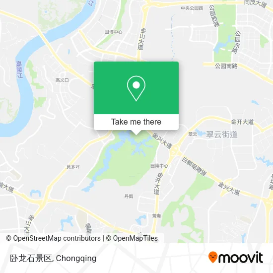 卧龙石景区 map