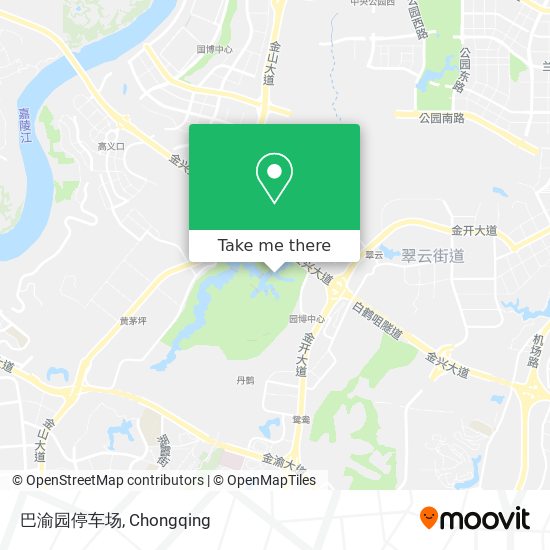 巴渝园停车场 map