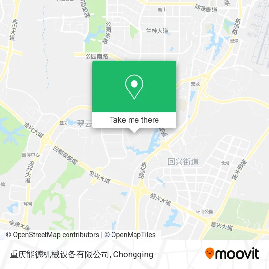 重庆能德机械设备有限公司 map