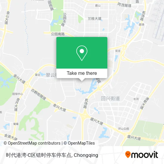 时代港湾-C区错时停车停车点 map