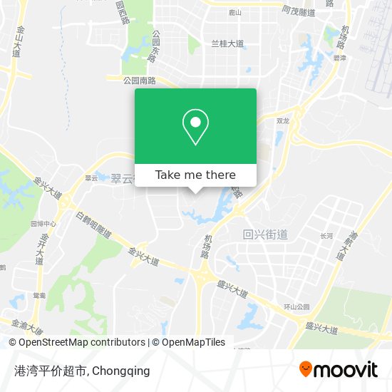 港湾平价超市 map