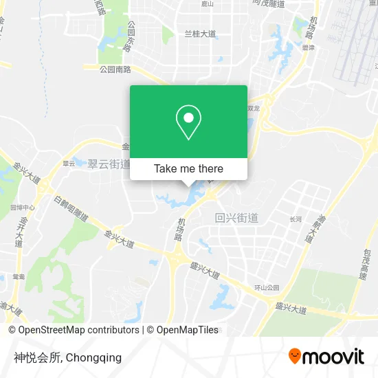 神悦会所 map