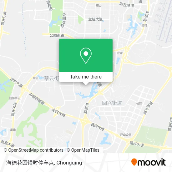 海德花园错时停车点 map