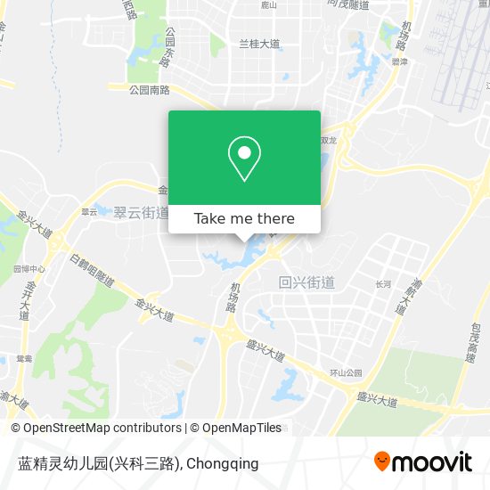 蓝精灵幼儿园(兴科三路) map