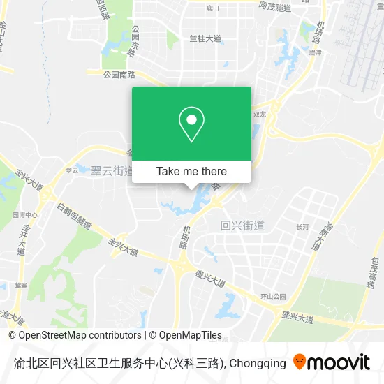 渝北区回兴社区卫生服务中心(兴科三路) map