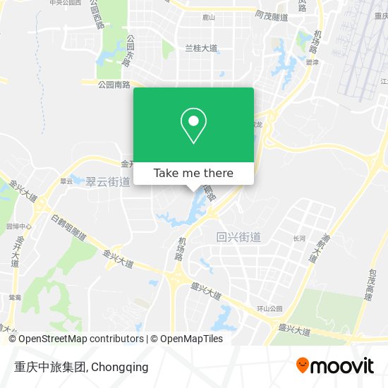 重庆中旅集团 map