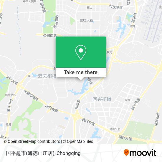 国平超市(海德山庄店) map