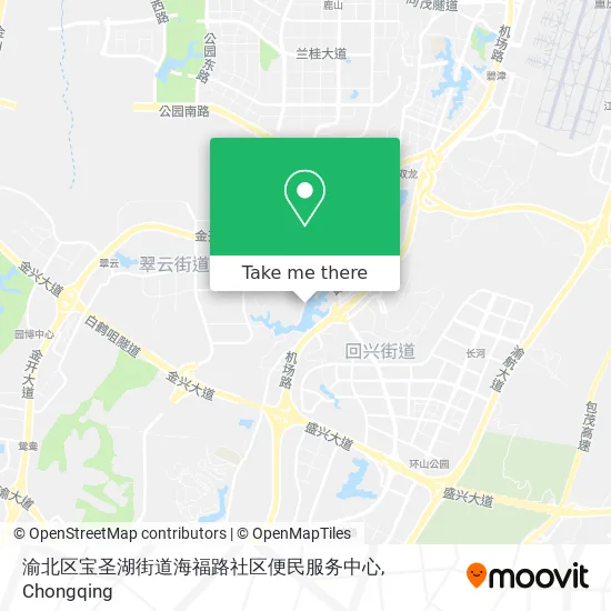 渝北区宝圣湖街道海福路社区便民服务中心 map