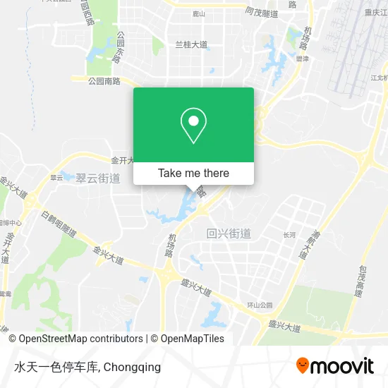 水天一色停车库 map